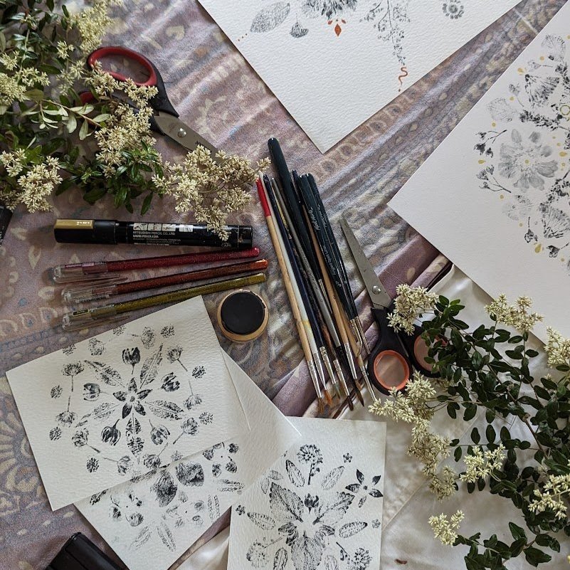Botanical Print Mandala Workshop SOLD OUT
