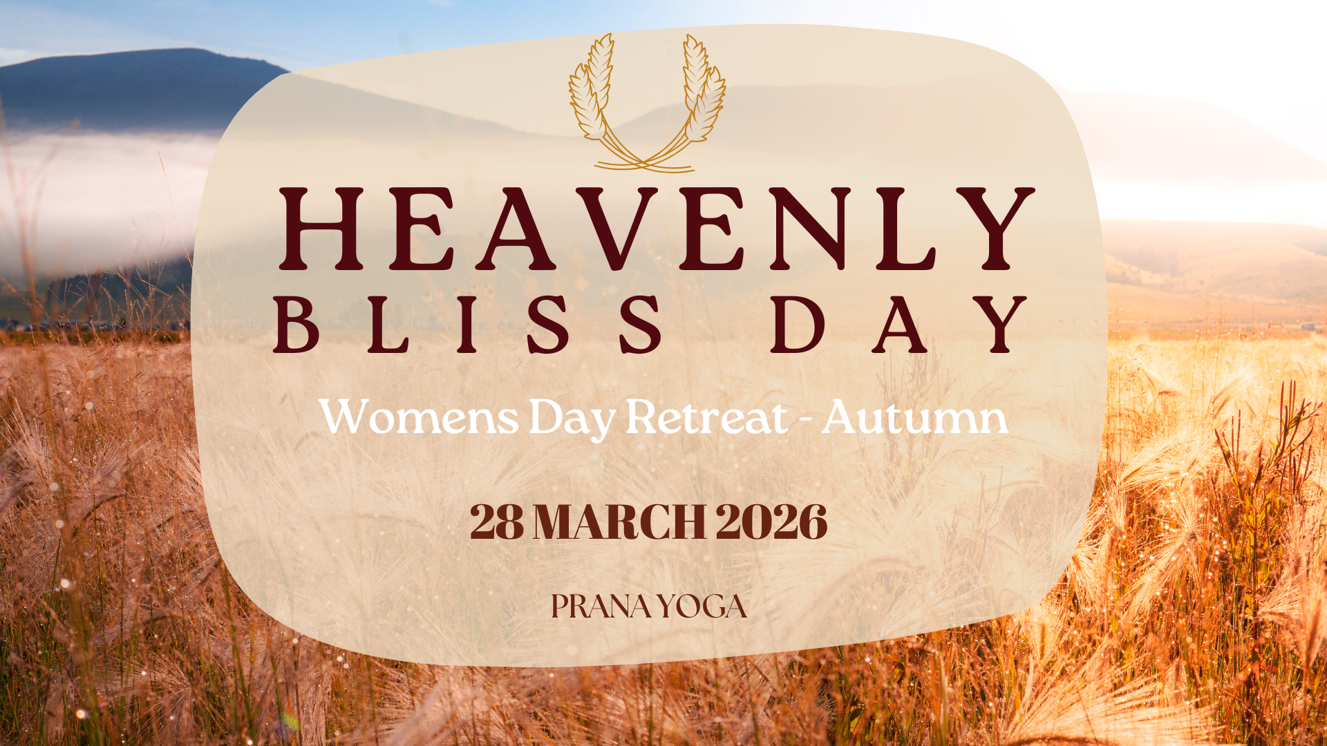 Heavenly Bliss Day - Golden Harvest