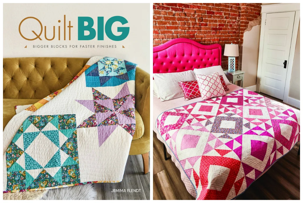 Quilt Big Trunk show and Class Cotton Quilt Big Jemima Tied with a Ribbon.jpg