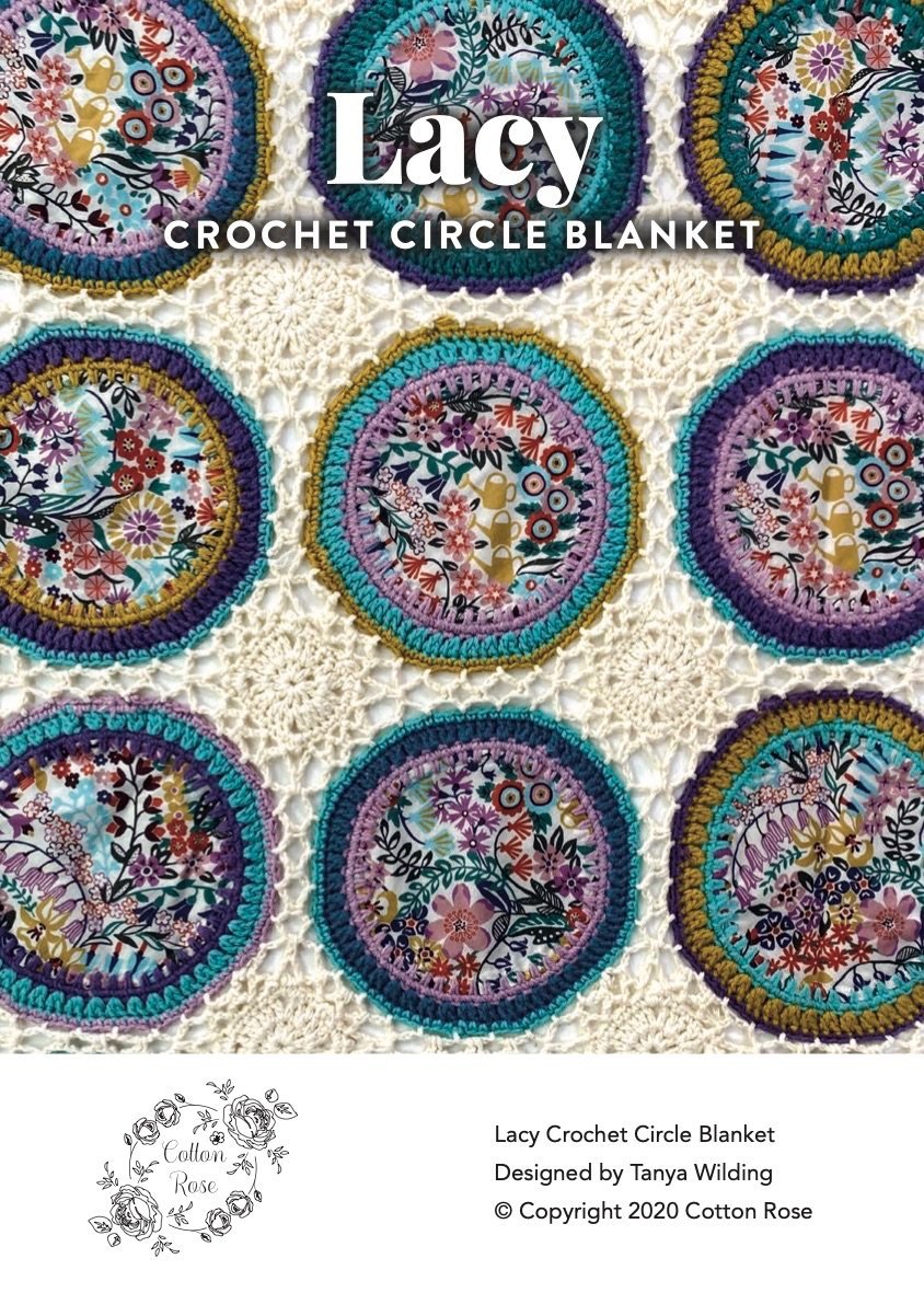 Lacy Crochet Circle Blanket