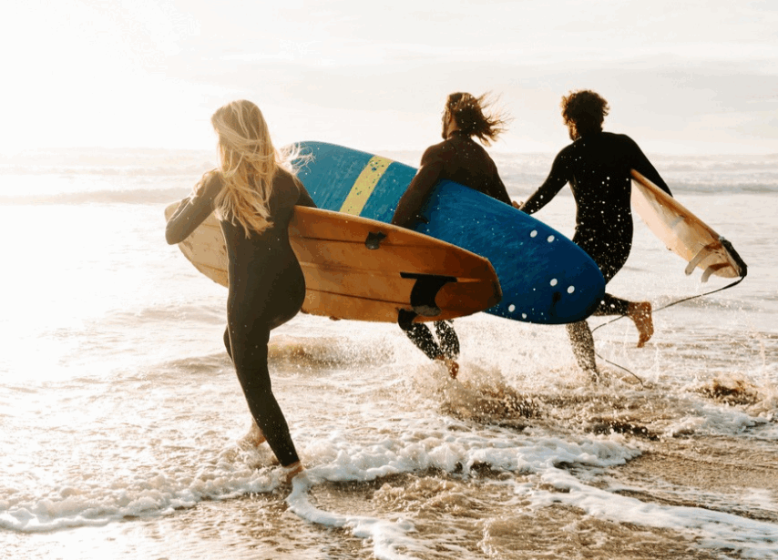 Surfing at Bodhi Tree Yoga Resort Costa Rica