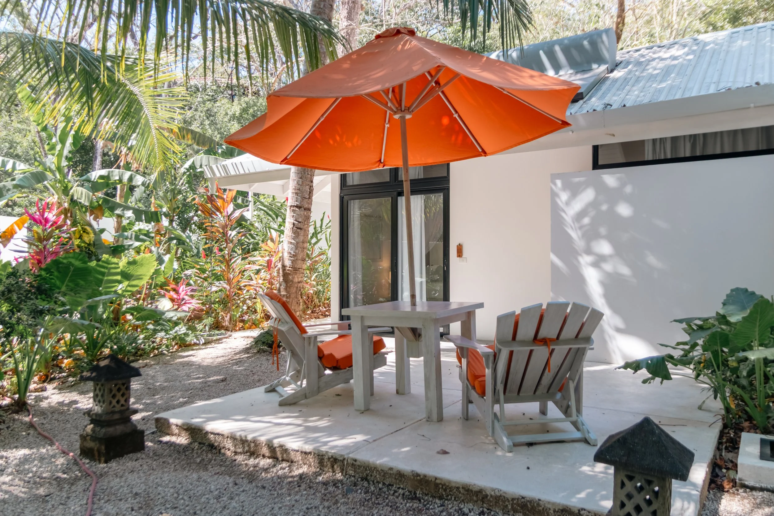 Jungle Room Patio at Bodhi Tree Yoga Resort