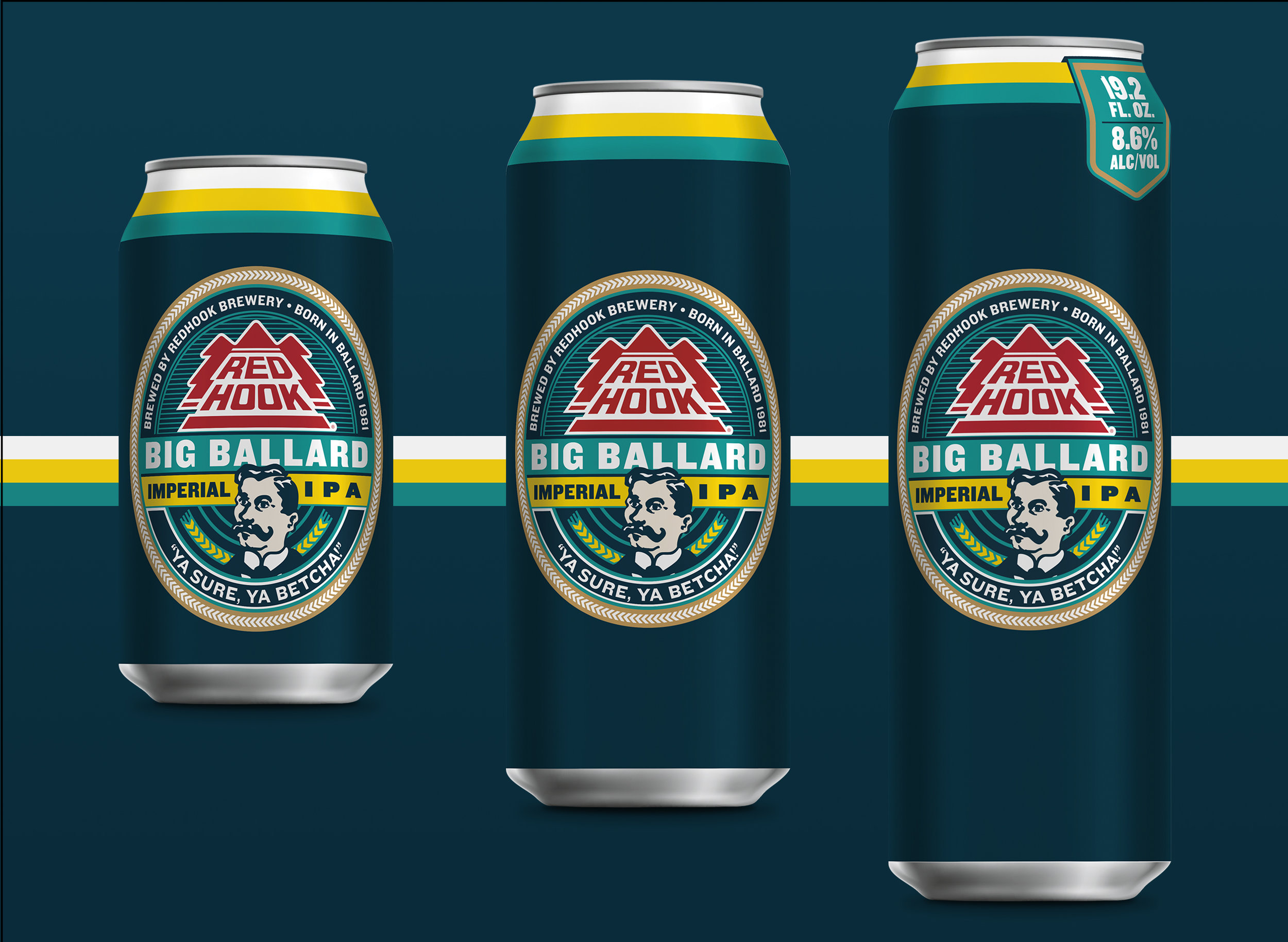 Big Ballard Imperial IPA Redhook BreweryThis project was to transition our fastest growing flagship brand into cans as a way to further grow distribution channels. The transition is rolling out during the first months of 2019.
