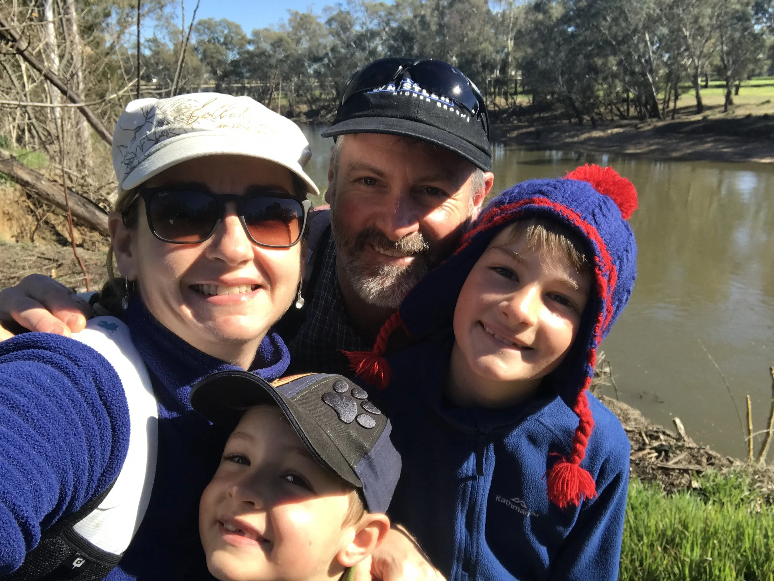 Justeen Kirk and her family.