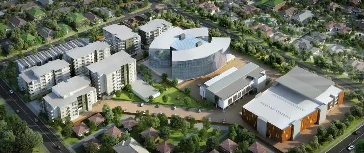 The Morgan, Murray and Forsyth Street precinct concept plan. Detailed designs incorporating the site specific development controls will be lodged with Council in future.