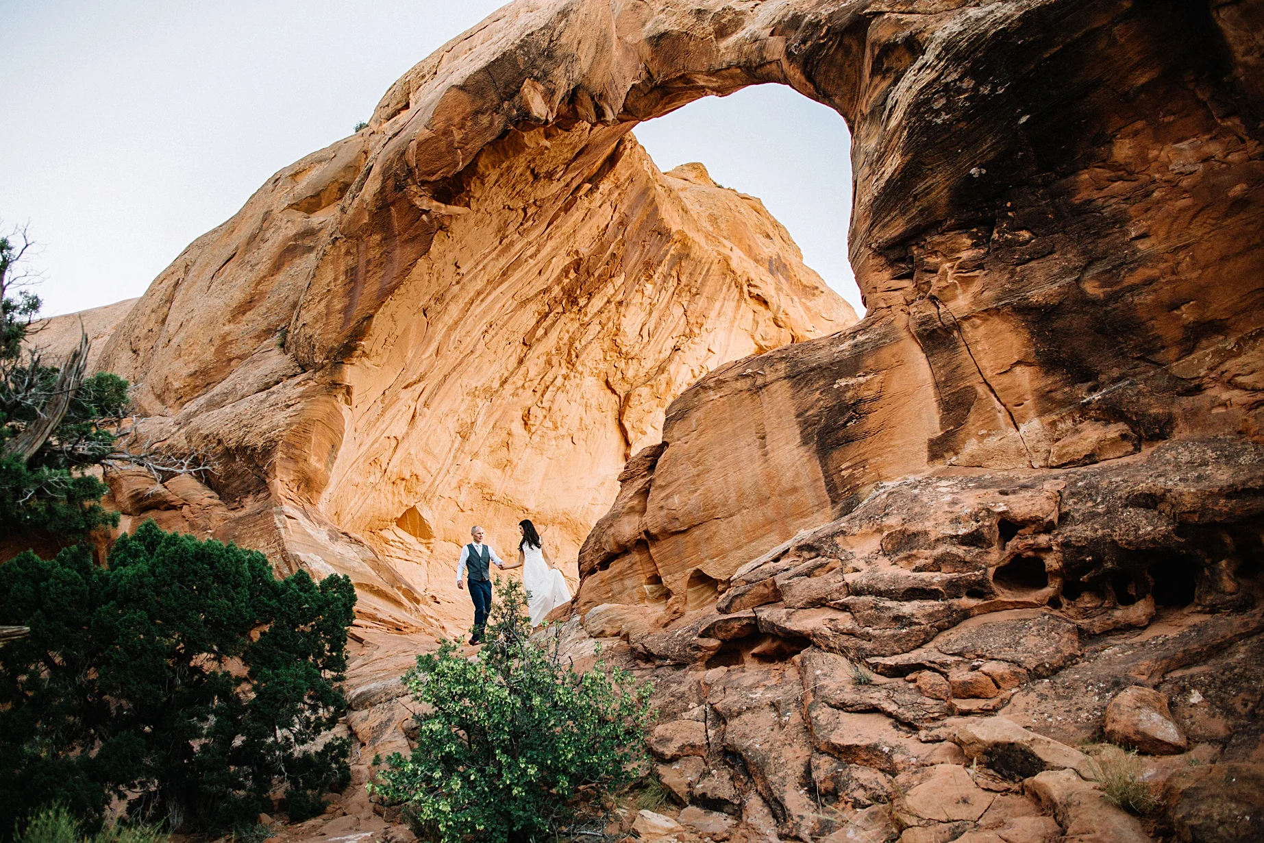 Kristen + Rob / Whispering Oaks Wedding / Moab Photographer