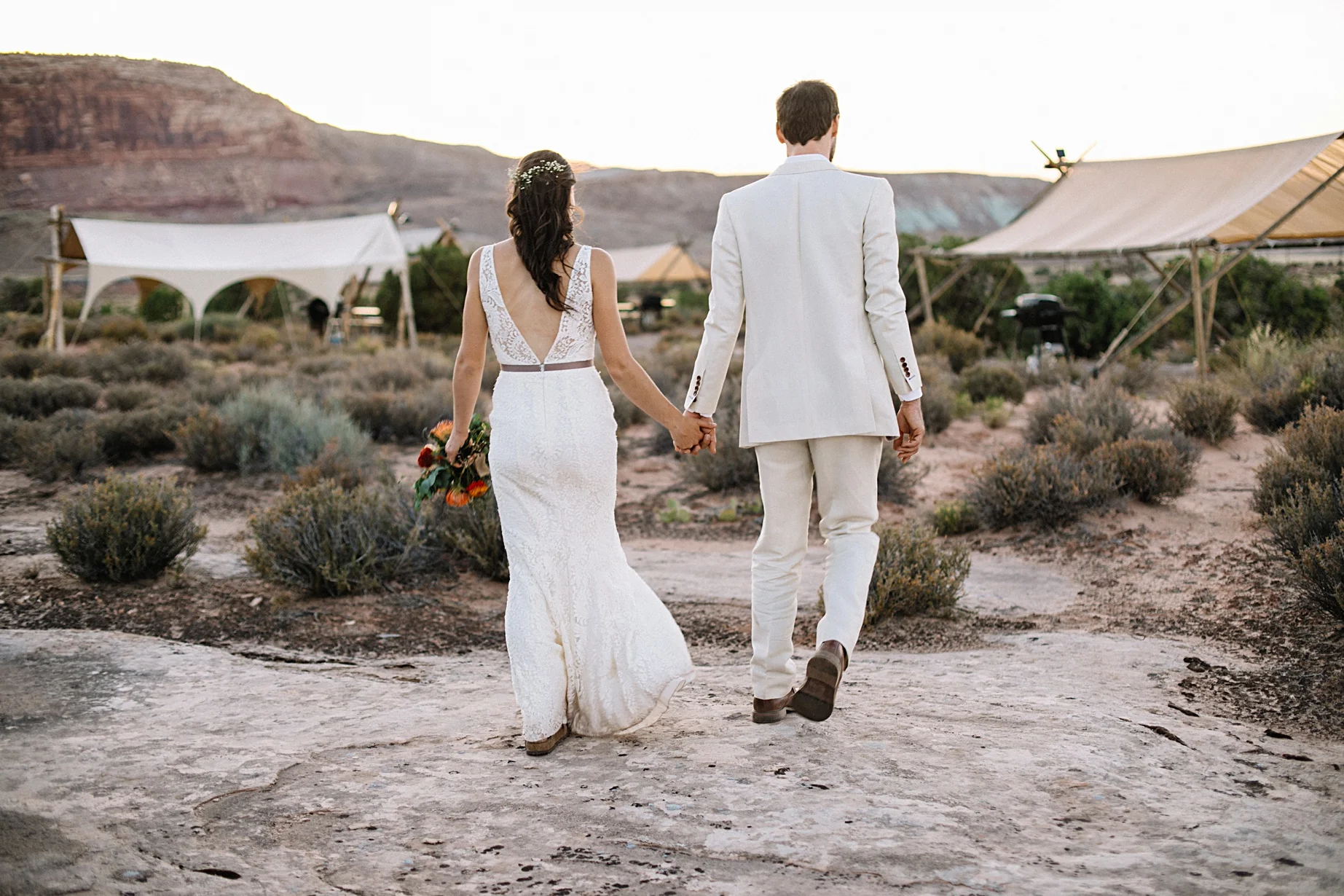 Erin + Drew // Moab Under Canvas Wedding Photographer