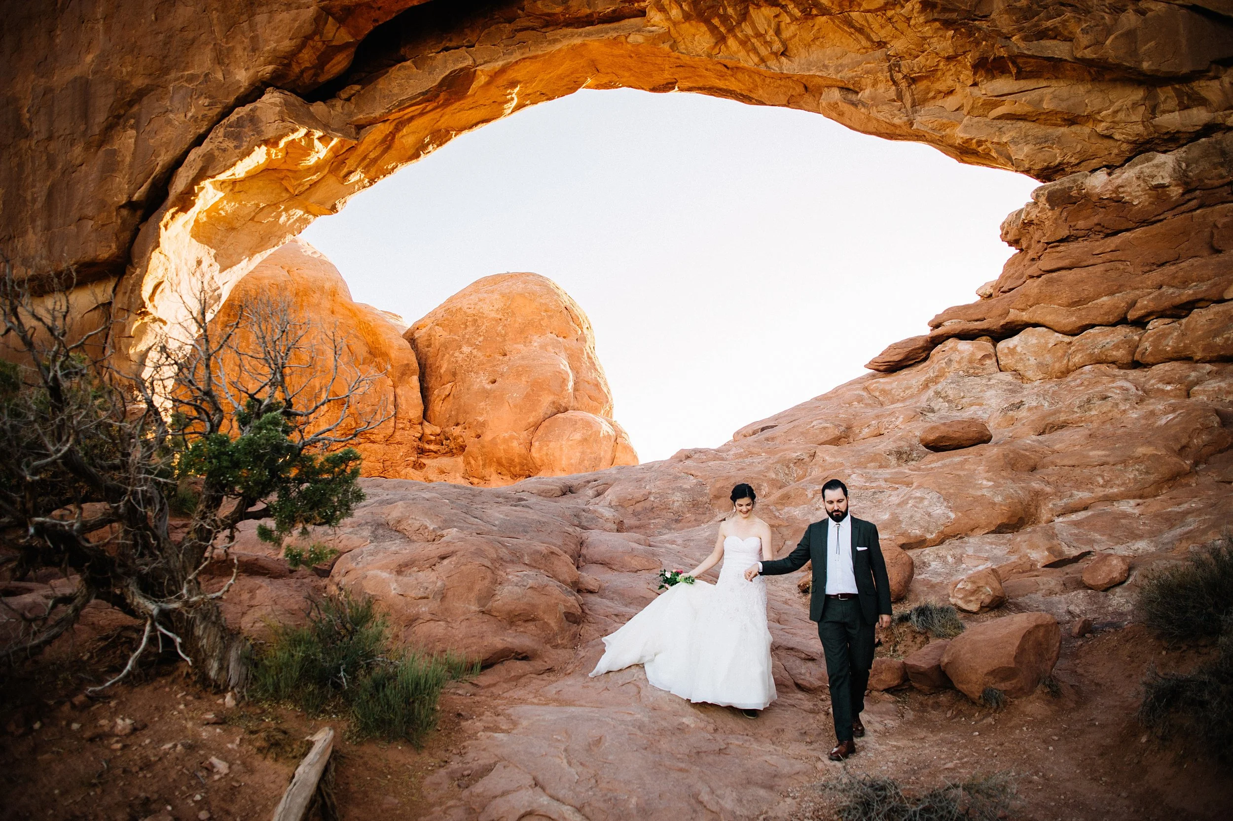 Kristina + Tim / Moab Photographer Arches Elopement