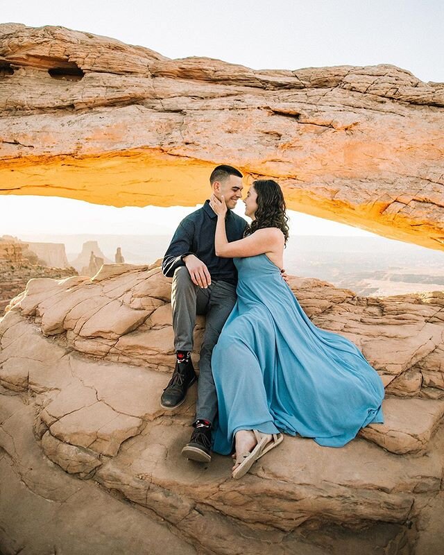 It&rsquo;s Monday which means it&rsquo;s a marathon editing day and I just can&rsquo;t get over this session. So many that I&rsquo;m dying to share! #moabphotographer #moabengagement #moabengagementphotographer #desertengagement #canyonlandsnationalp