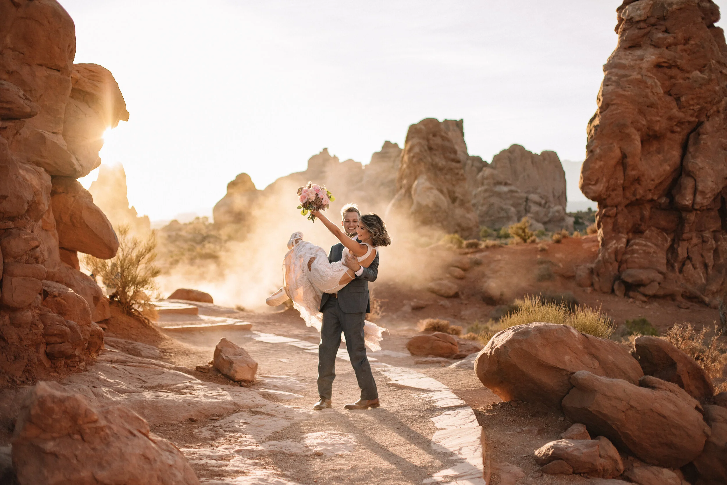 Arches Adventure Elopement Photographer