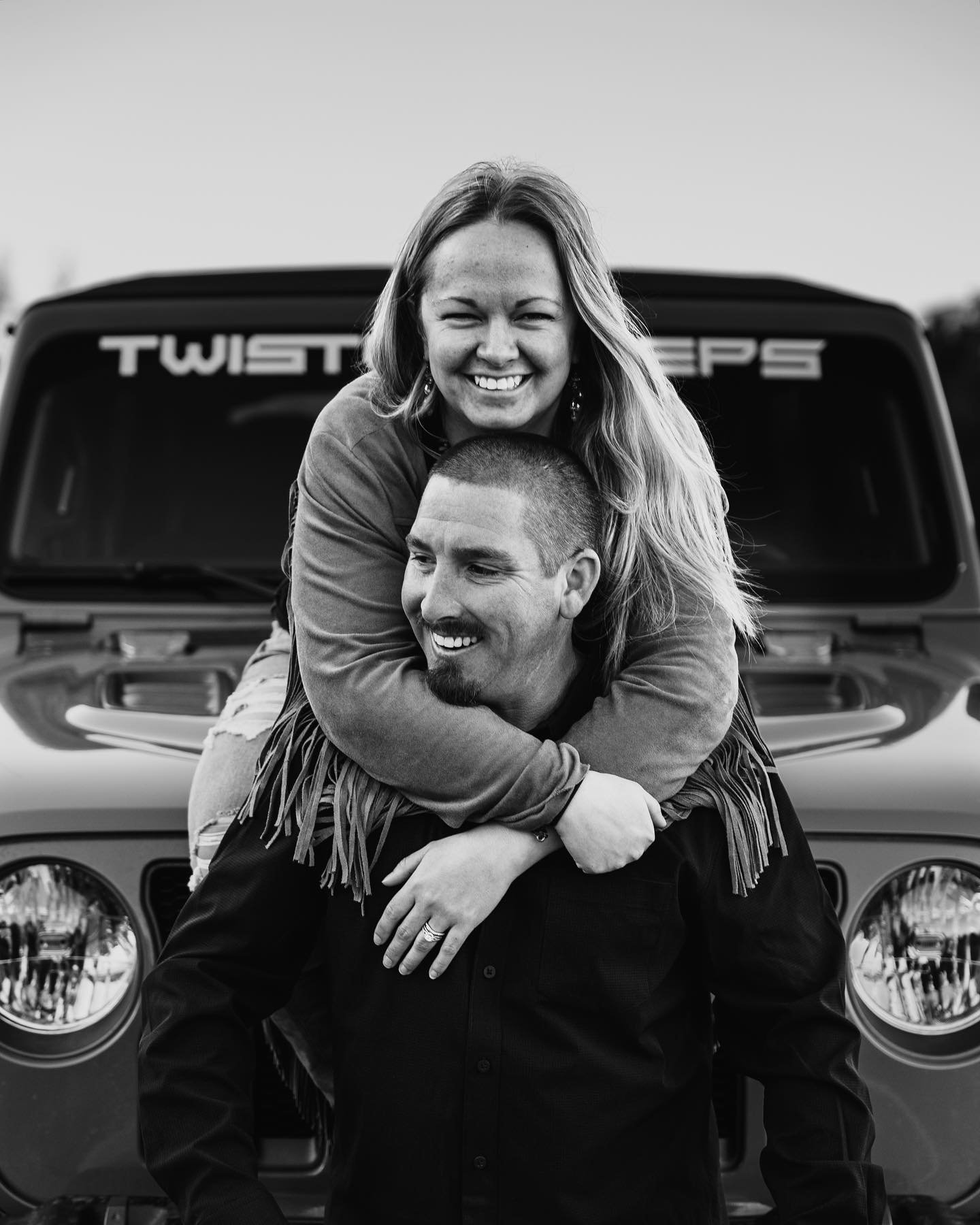 Kinda giving me &ldquo;The Fast and the Furious&rdquo; vibes but with a fun desert/western twist 🏜️ 

Why not incorporate some of the things you love most + sentimental aspects of your story into your session???? 

.
.
.

#couples #bride #engagement