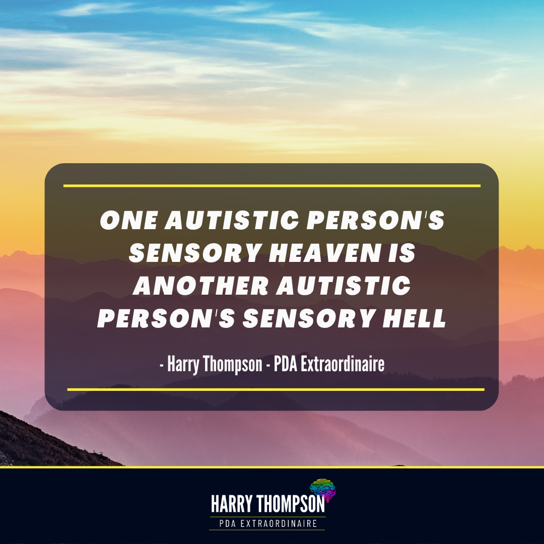 One Autistic Person's Sensory Heaven is another Autistic Person's Sensory Hell