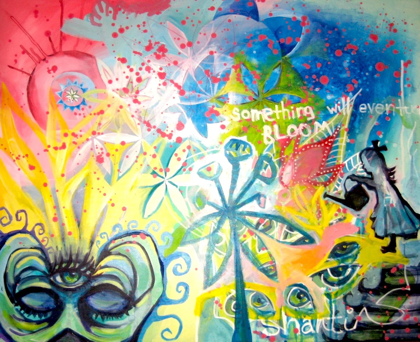 Something will eventually bloom, 2015, 80x60cm, Acrylic on canvas .jpg