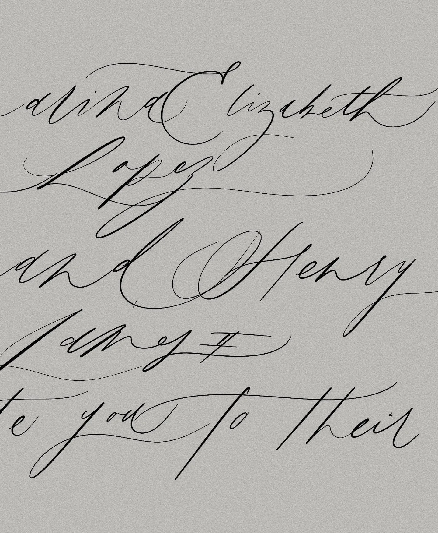 Each flourish carries movement.

#moderncalligraphy #weddingcalligraphy #typography