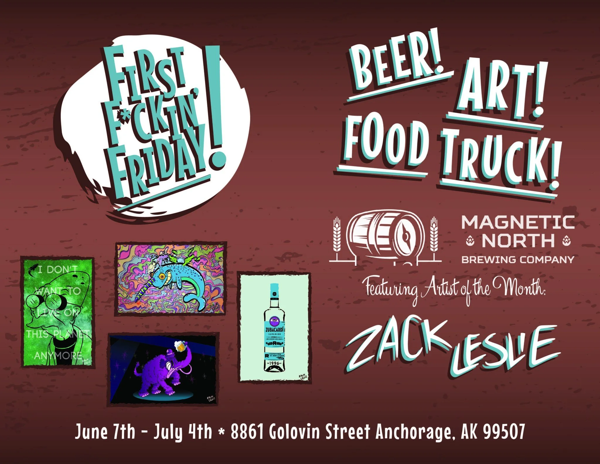 First Friday Featuring Zack Leslie