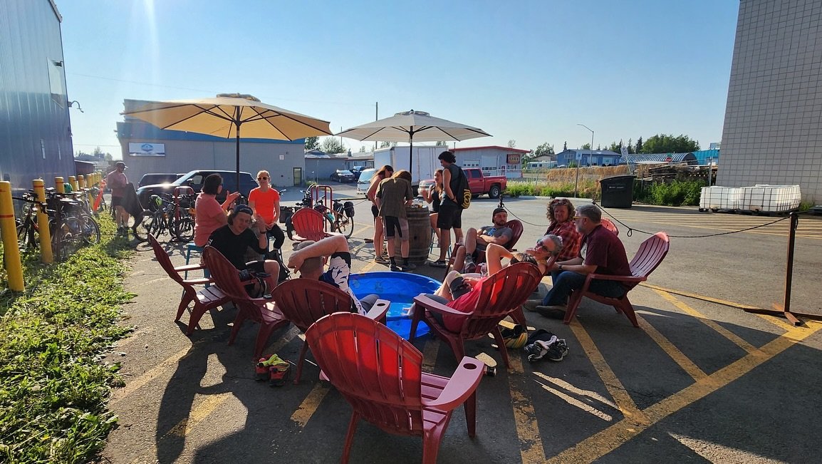 Grab your bikes and stay hydrated at your local brewery. We are open early today from 2-9 #tgif