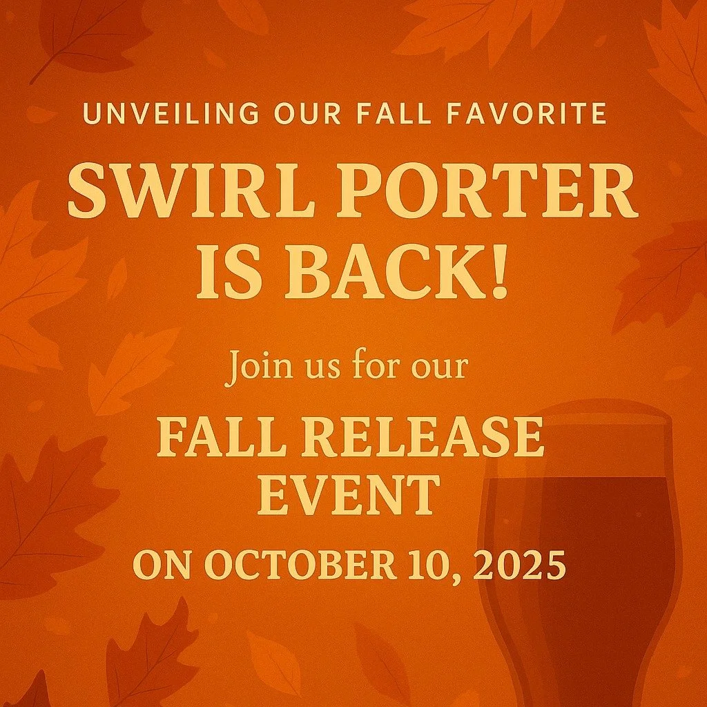 🍂 SWIRL PORTER IS BACK! 🍫☕
The leaves are falling, the air&rsquo;s getting crisp, and let&rsquo;s be honest&mdash;snow&rsquo;s just loitering in the parking lot waiting for its cue. ❄️

Before winter takes over completely, cozy up with a pint (or t