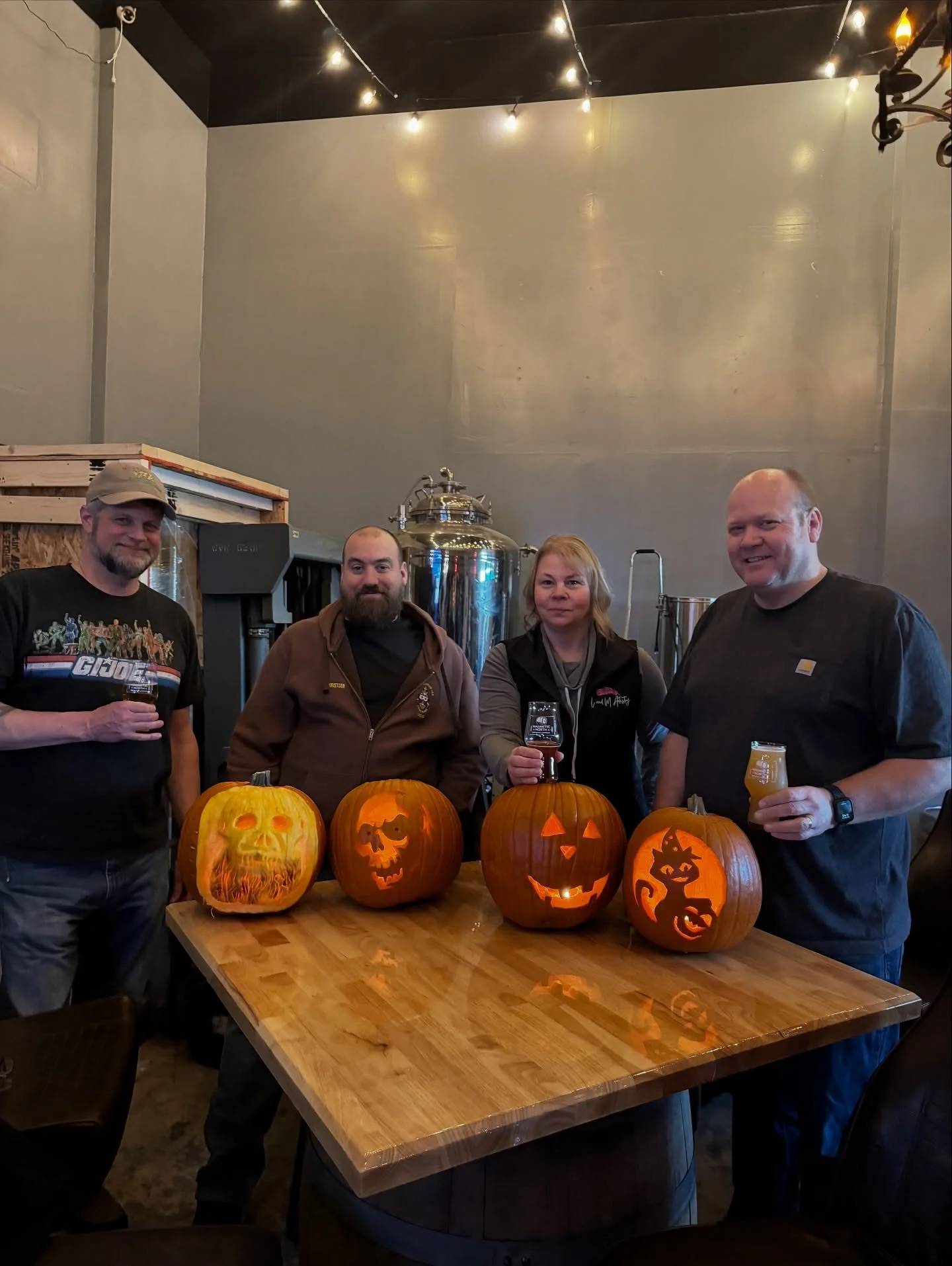 Let&rsquo;s see if we can step up pumpkin carving this year! 
Carving is two weeks away get your designs ready. Taproom is open today until 9.