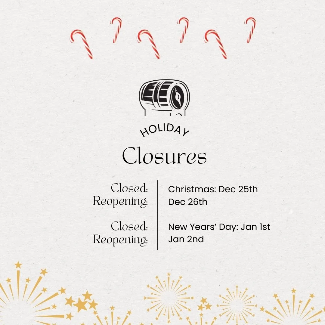 We'll be closed on Christmas, so be sure to stop in this weekend to fulfill your beer needs before the holiday!

Pro tip: 🎅 Santa prefers a beer and cookie pairing over milk and cookies. Some suggestions:
Whatever Oats Your Boat + chocolate crinkle
