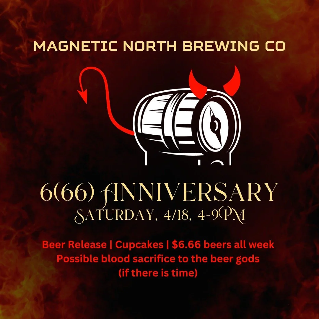 The past 6 years sure have given us hell, so let's celebrate that we're still kickin! Join us for our 6th Anniversary Party this Saturday, April 18th from 4-9 where we'll have:
** A beer release of our new session hazy, "Lil' Helper"
** Fre