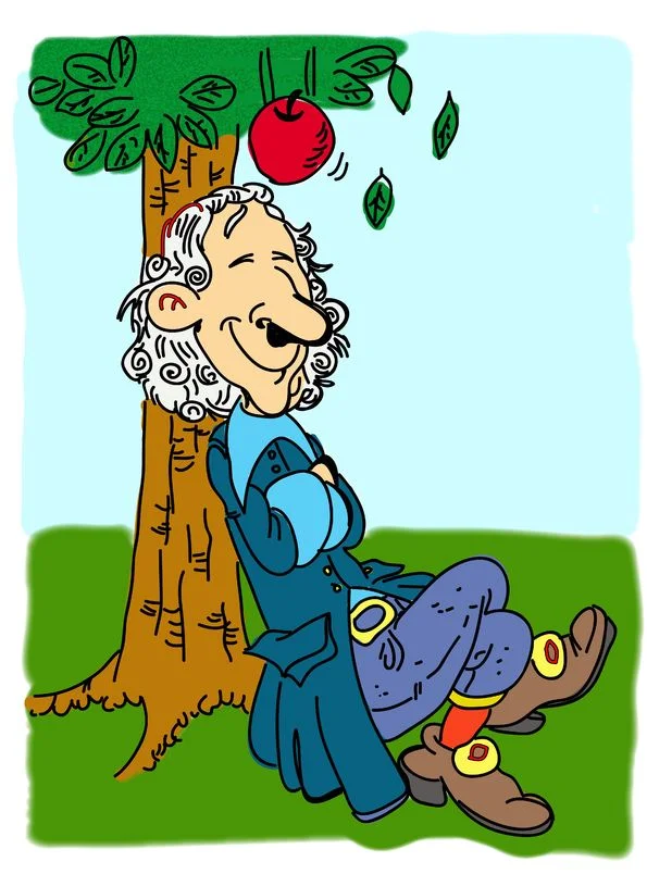 - Hey Newton, You can sit there for a while and smile but not for too long. Gravity affects everyday, its responsible for many happenings on earth but not all..