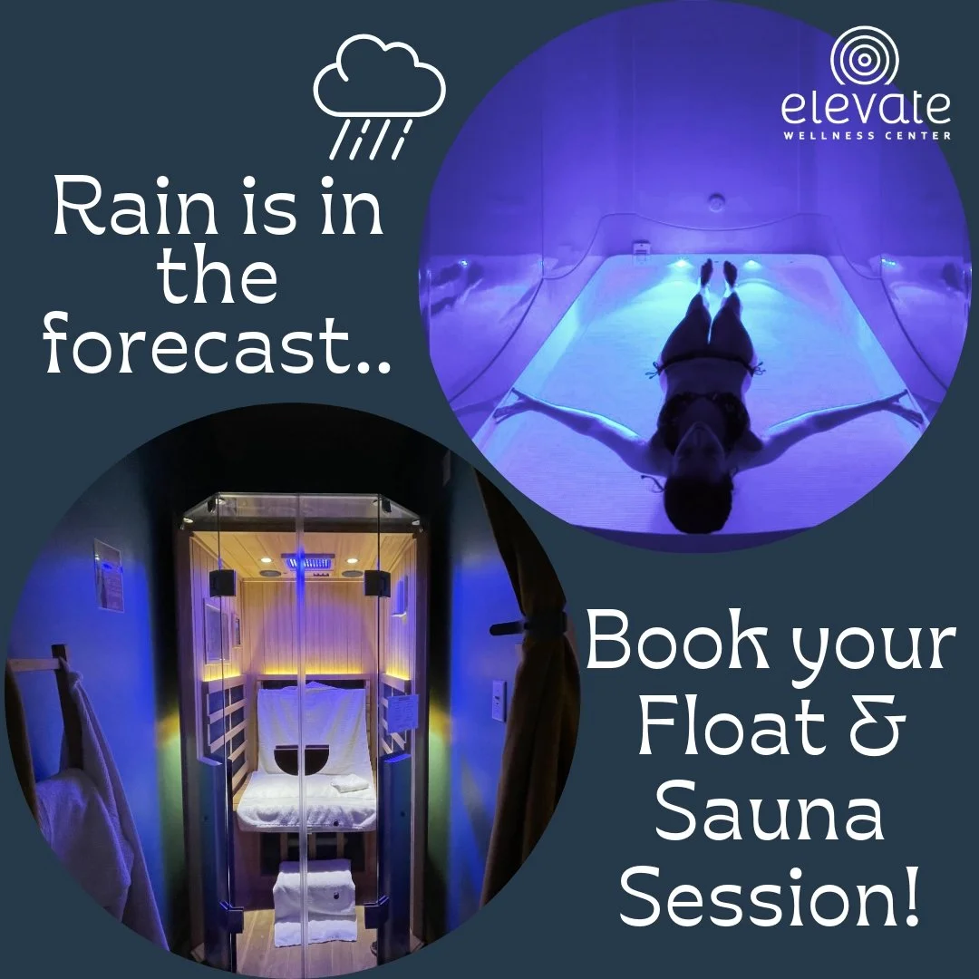 🌧 Rain in the forecast?

Warm up your day with a cozy escape in our float tanks or infrared sauna. Escape the chill while you soak in calm, warmth, and deep relaxation.

✨ Book your session now @ Elevate Wellness Center
🌐 www.elevatewellnessak.com