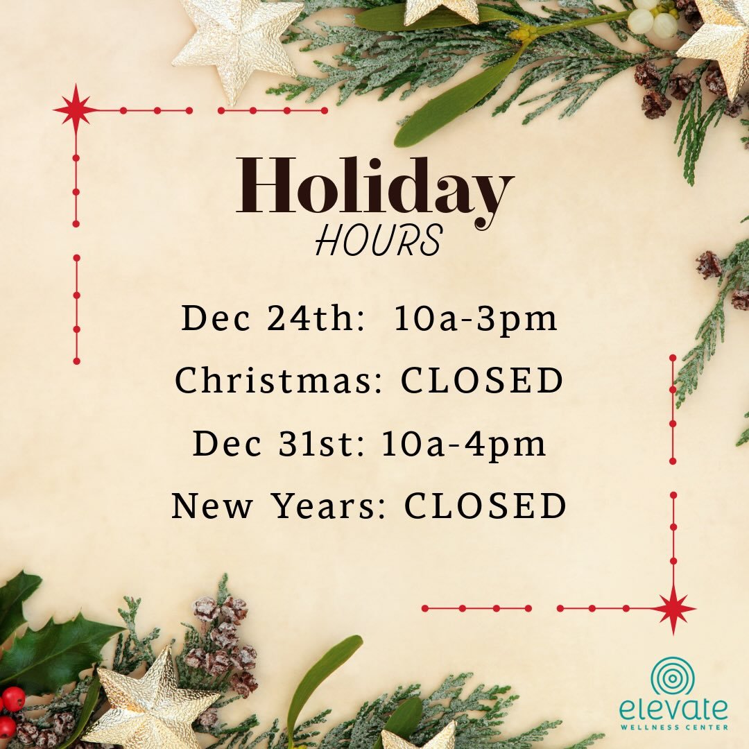 Last minute holiday shopping is upon us! 
.
Stop in Monday 10-5pm or Wednesday 10a-3pm to grab your gifts! 🎁 
.
Online gift cards are available on our website 24/7.
.
Stay safe and warm!