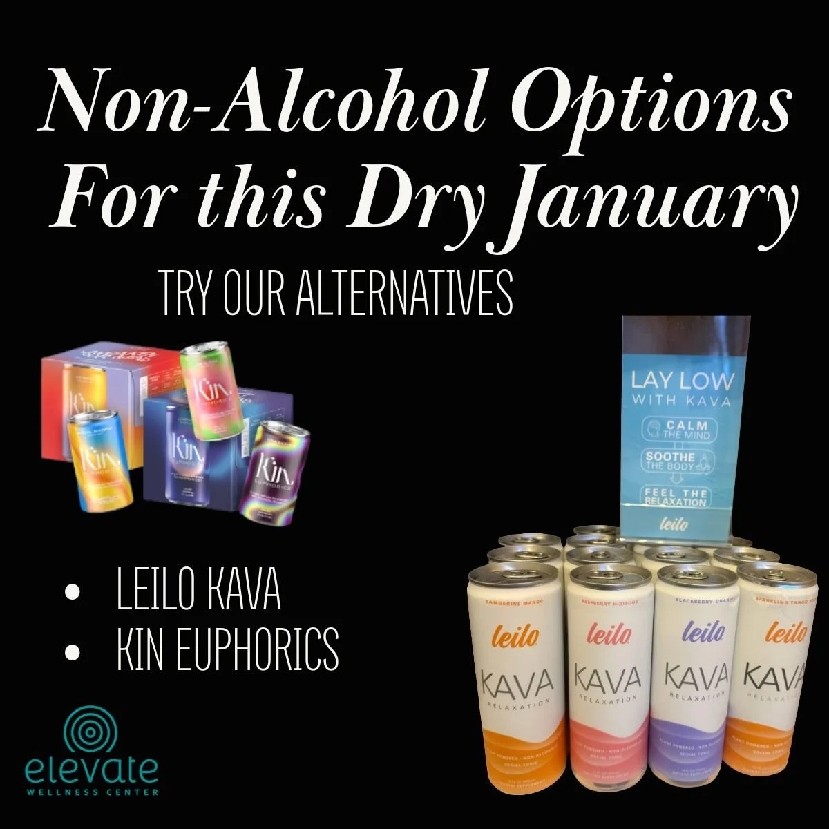 Participating in Dry January? We&rsquo;ve got you covered.
✨ Non-alcoholic drink options
✨ Plenty of time to slow down, relax, and reset

Because wellness doesn&rsquo;t require a buzz&mdash;just good company, good hydration, and time to breathe.
.
Dr