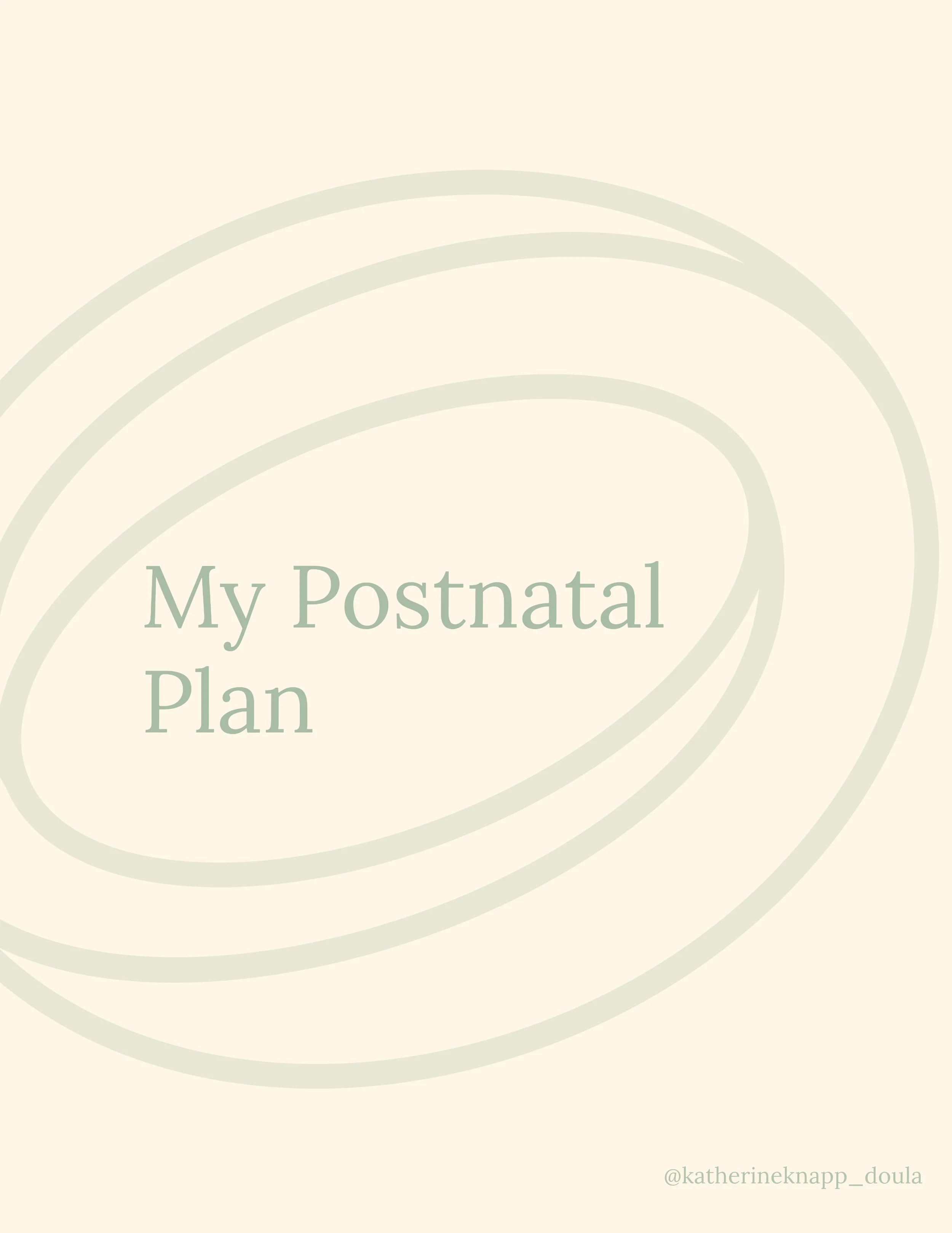 What Is A Postnatal Plan?