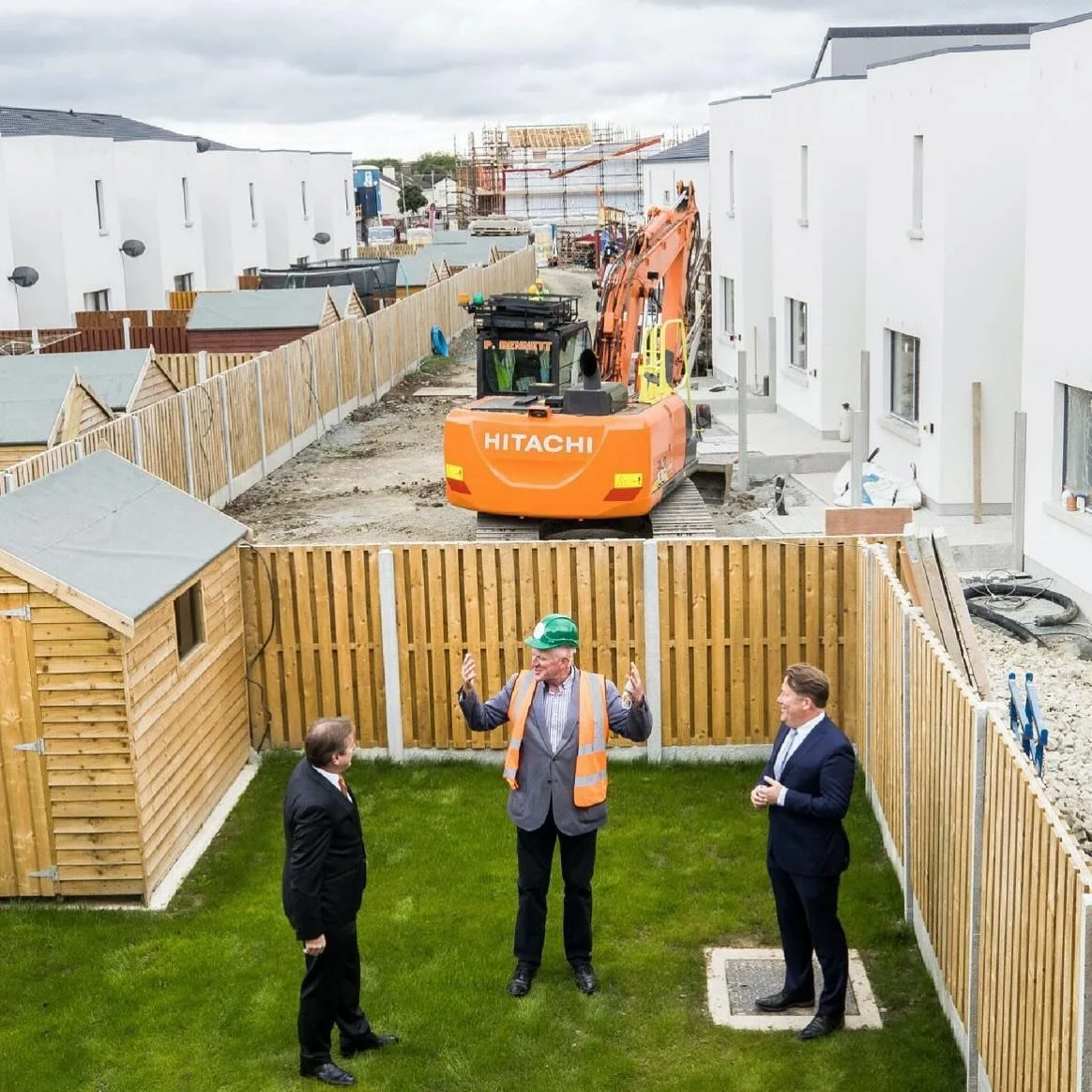 A Vision Turned Reality: How &Oacute; Cualann came to be.

In 2013, Hugh Brennan met Bill Black by chance in a bicycle shop in Bray.
They began talking and realised they shared the opinion that Ireland was in need of affordable and fully integrated h