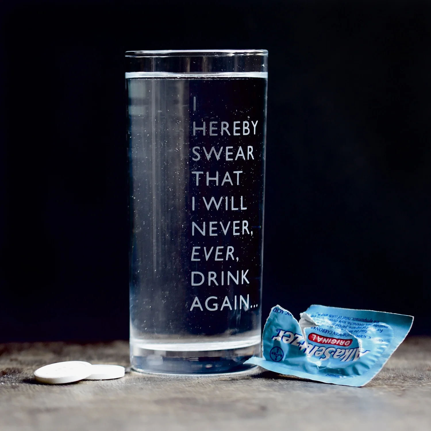 Never Drinking Again