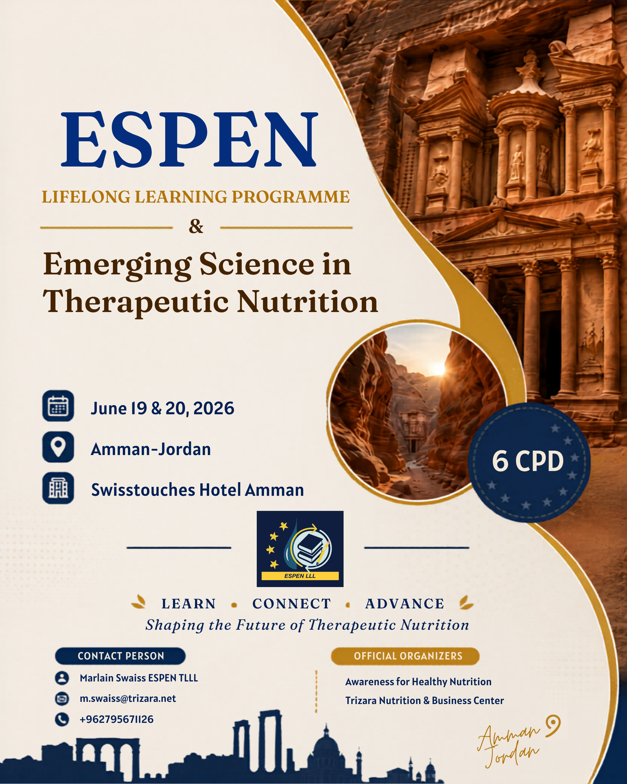 Early Bird Registration Fees  until 30 May  for Individual HCP