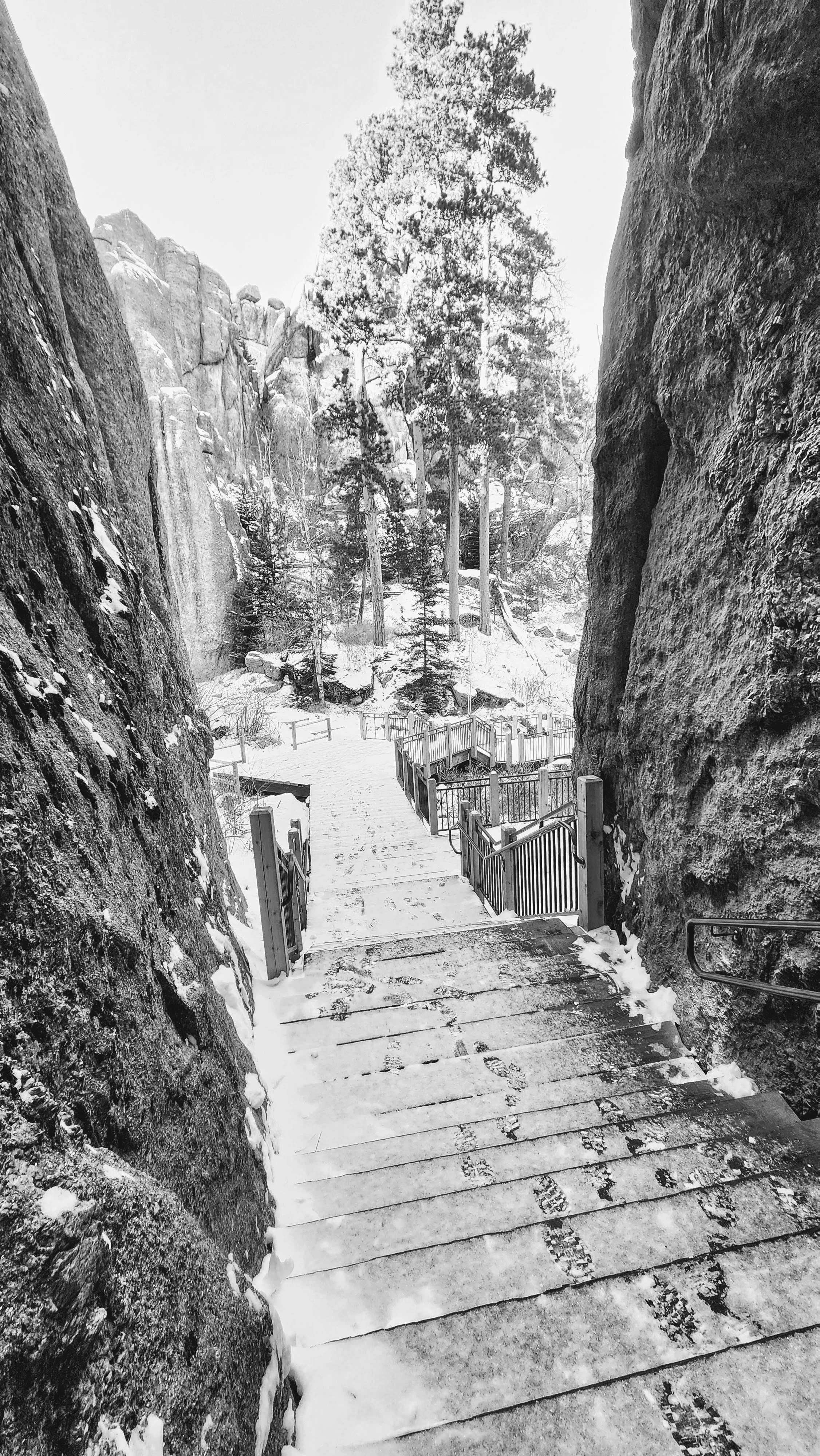 A Winter View of the Boardwalk.
