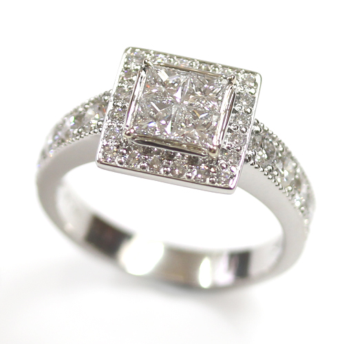 Dainty Engagement Ring VS2, Princess Cut Engagement Diamond Ring, Claw  Prong Gold Engagement Ring, Minimalist Fine Jewelry - Etsy Israel