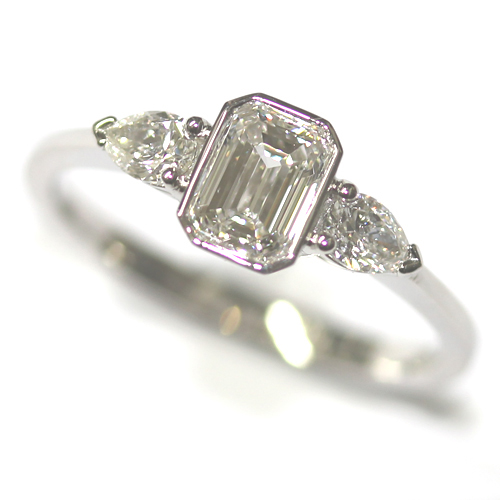 Mid-Century 3.06 Carat Emerald-Cut Diamond Ring - GIA I VS2
