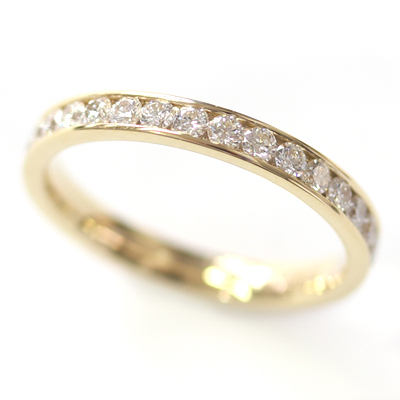 18ct Yellow Gold 30 Diamond Set Wedding Ring — Form Bespoke Jewellers
