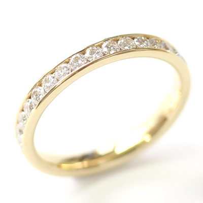 18ct Yellow Gold 30 Diamond Set Wedding Ring — Form Bespoke Jewellers