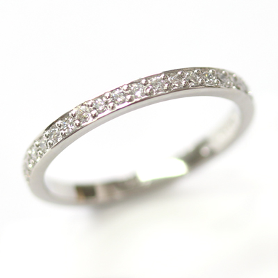 Platinum Ladies Diamond Set Wedding Ring — Form Bespoke Jewellers