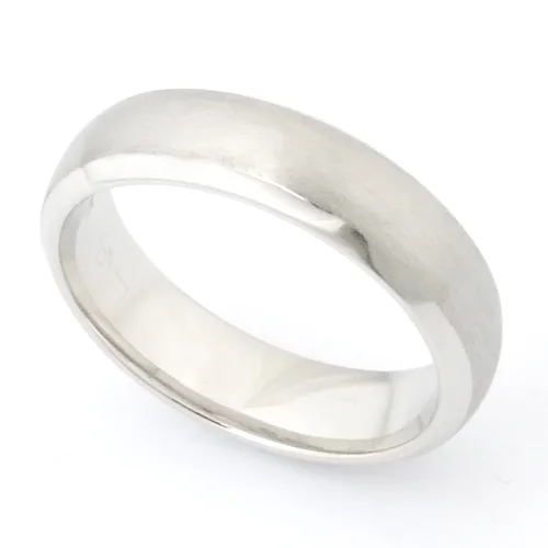 18ct White Gold Concave Satin Finish Wedding Ring.jpg