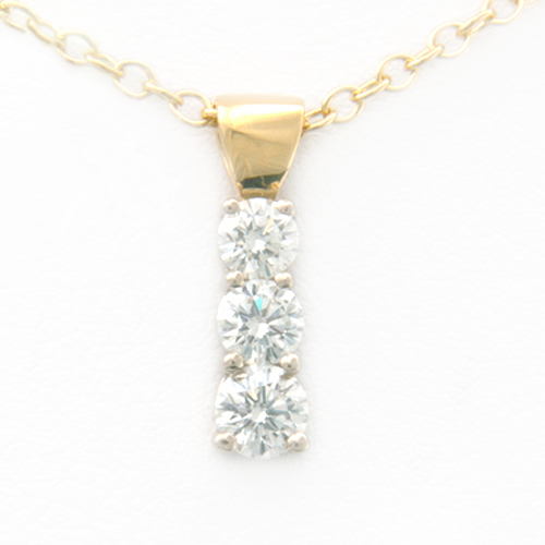 White Gold Eternal Sparkle Diamond Pendant – GIVA Jewellery
