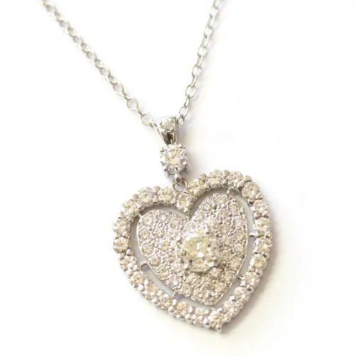 18ct White and Yellow Gold Diamond Circle Pendant.jpg