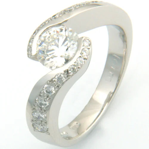 Platinum Cartier Inspired Diamond Engagement Ring.jpg