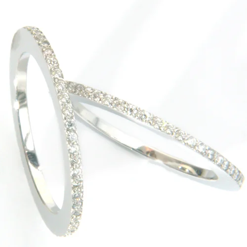 Platinum Fully Diamond Set Double Wedding Ring.jpg
