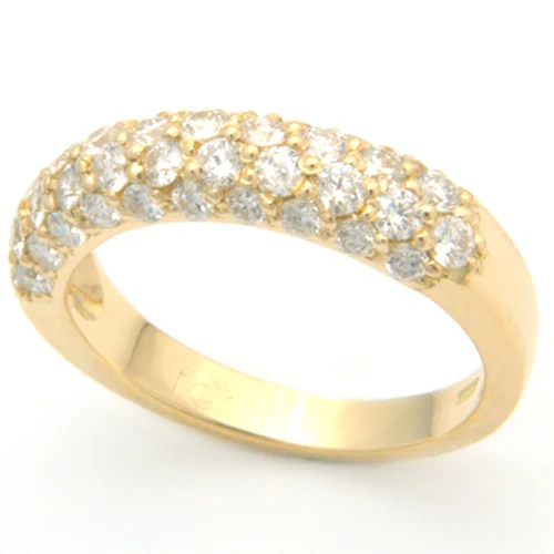 18ct Yellow Gold Diamond Half Eternal Style Eternity Ring.jpg