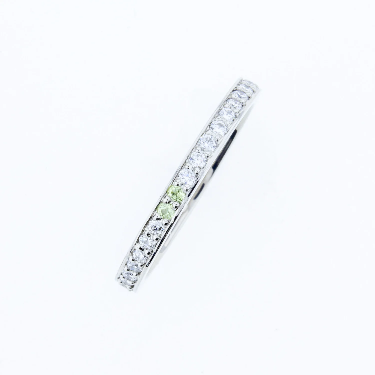 Mercer Diamond Peridot Eternity Bangle