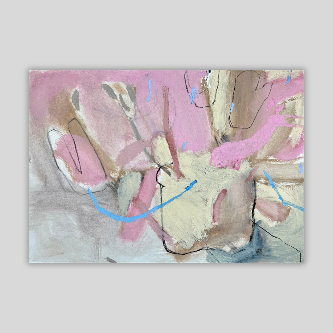 In Shades Of Pink And Grey