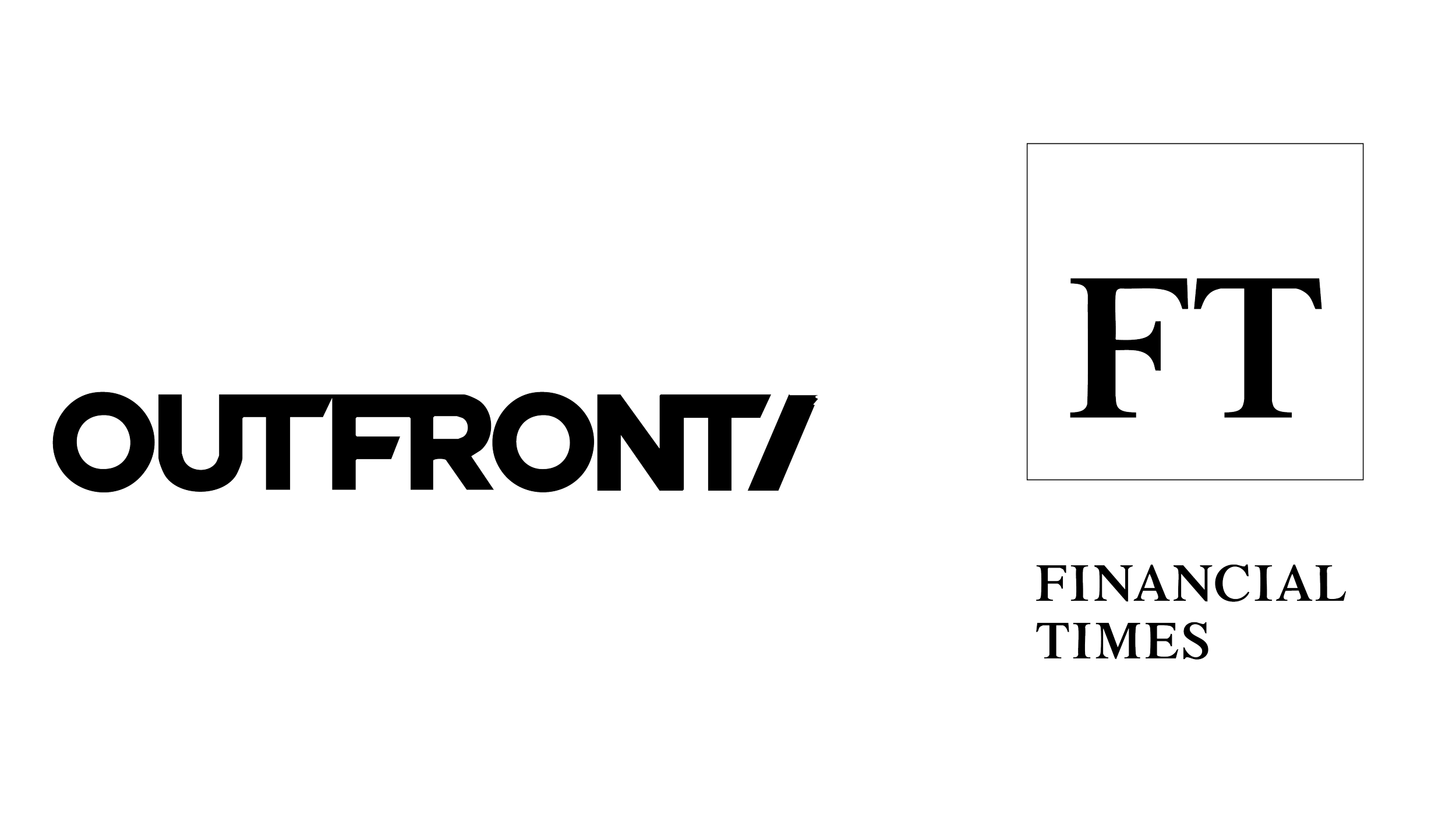 Logos of Outfront Media and Financial Times