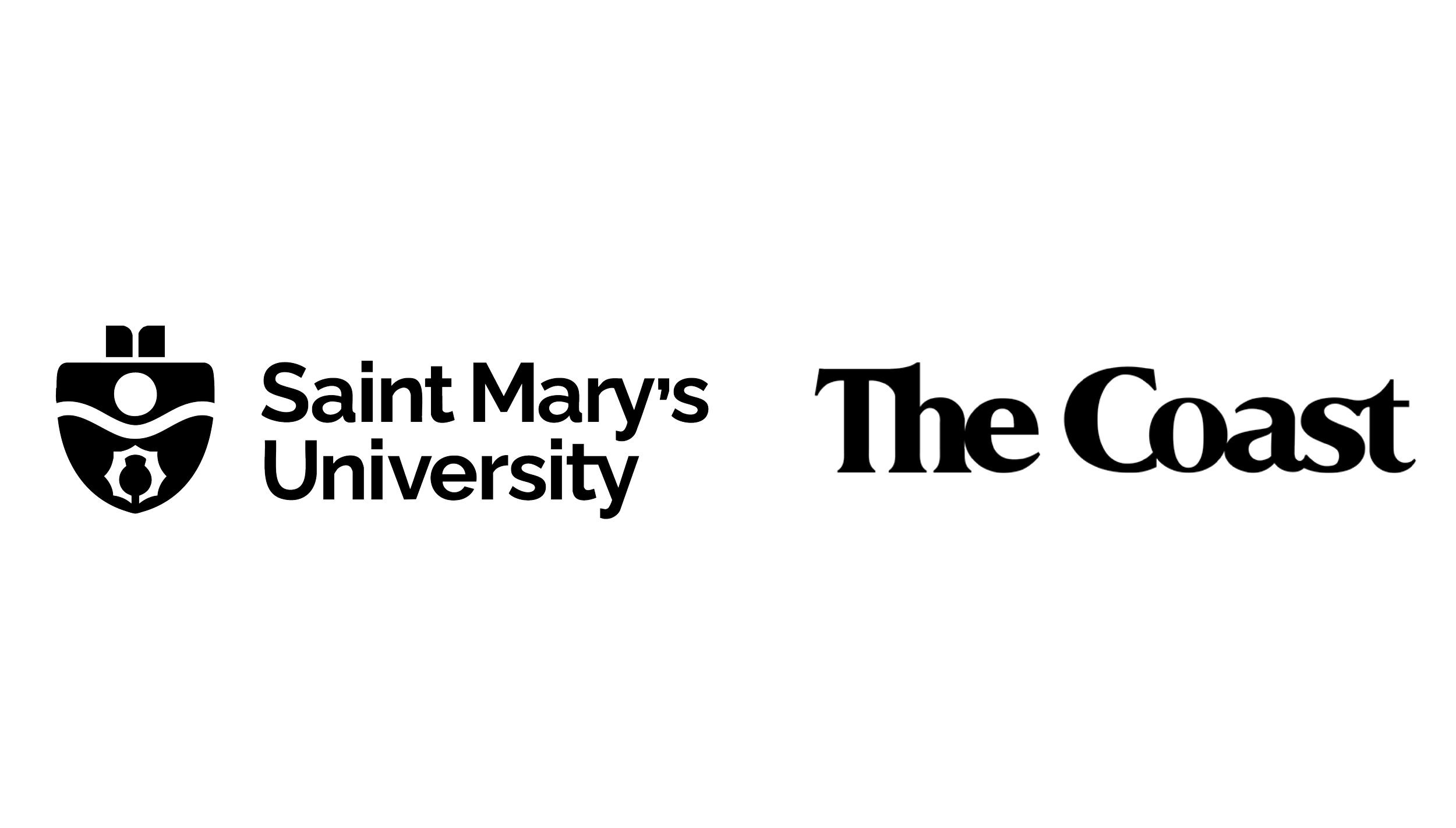 Logos of Saint Mary's University and The Coast.