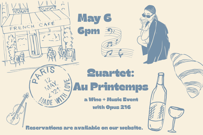 Quartet: A Wine + Music Pairing with OPUS 216