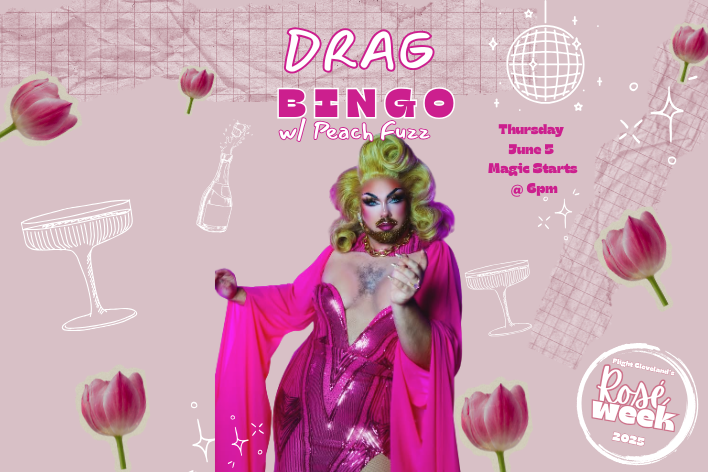 Drag Bingo with Peach Fuzz!!